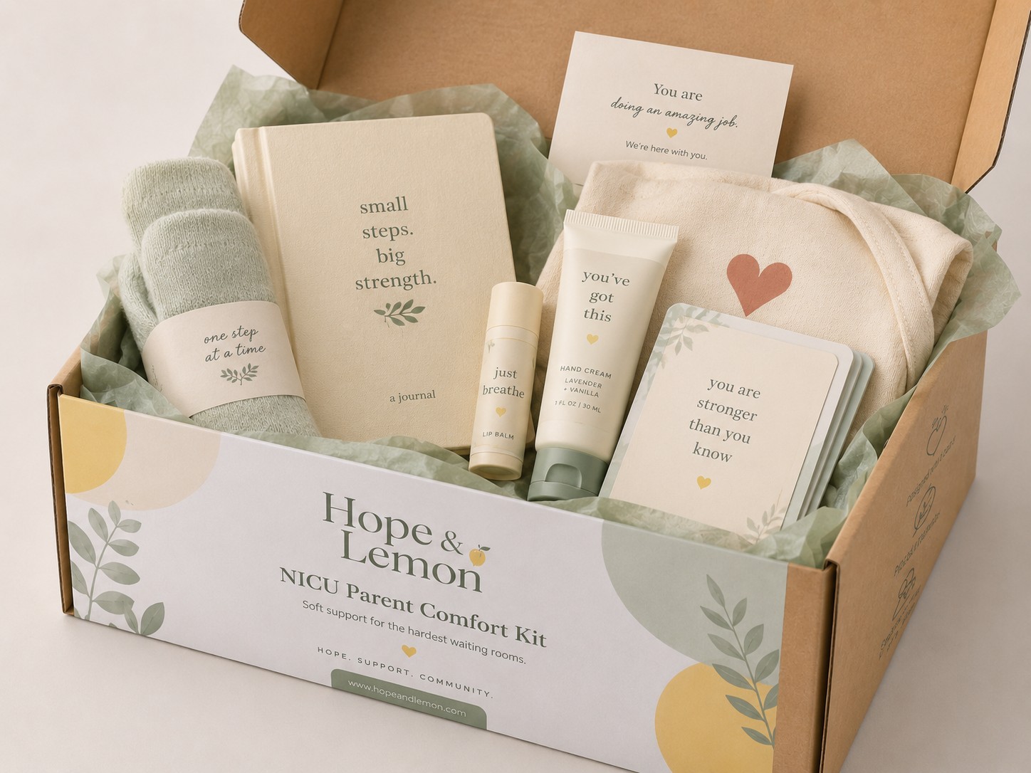 NICU Parent Comfort Kit